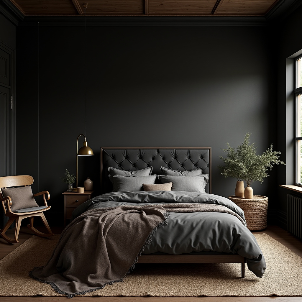 Dark Rustic Bedroom 12