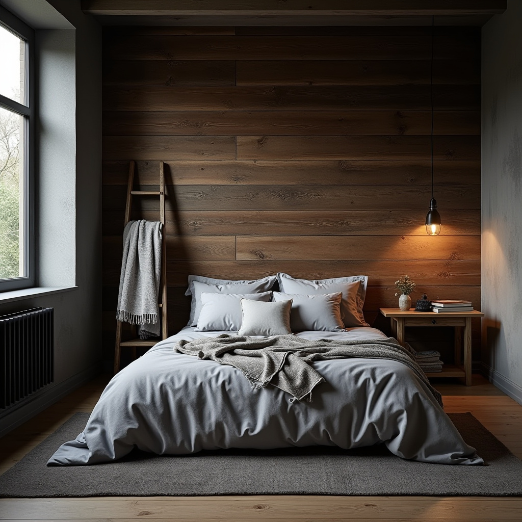Dark Rustic Bedroom 17