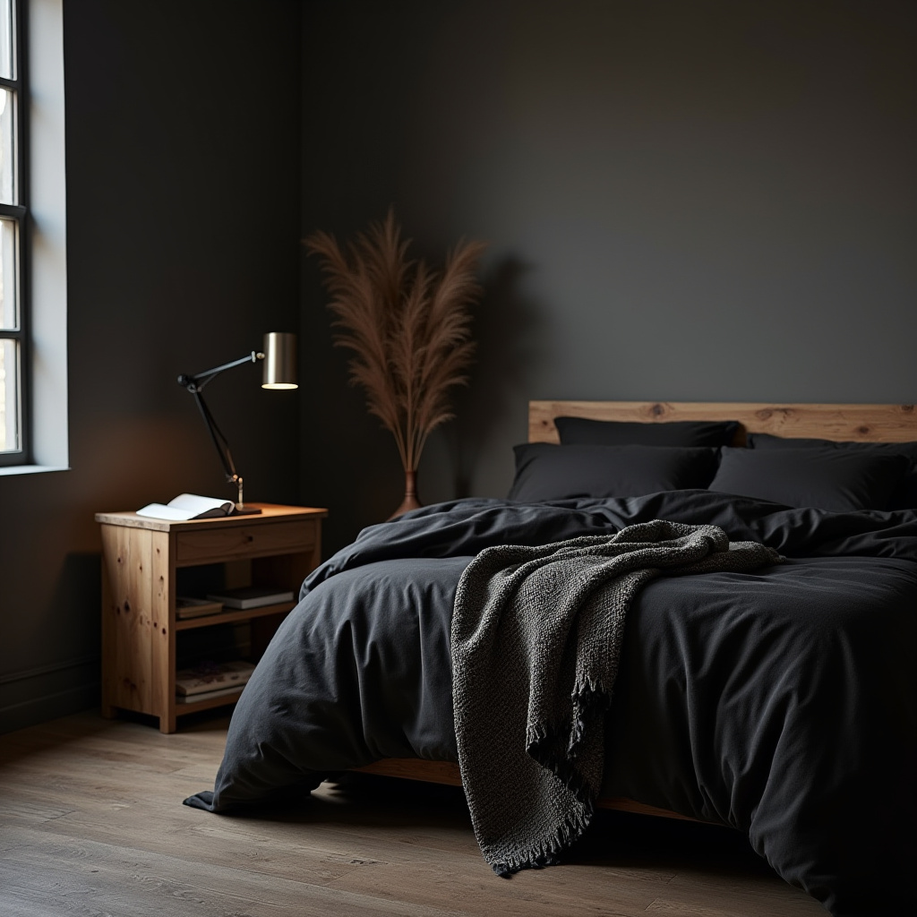 Dark Rustic Bedroom 21