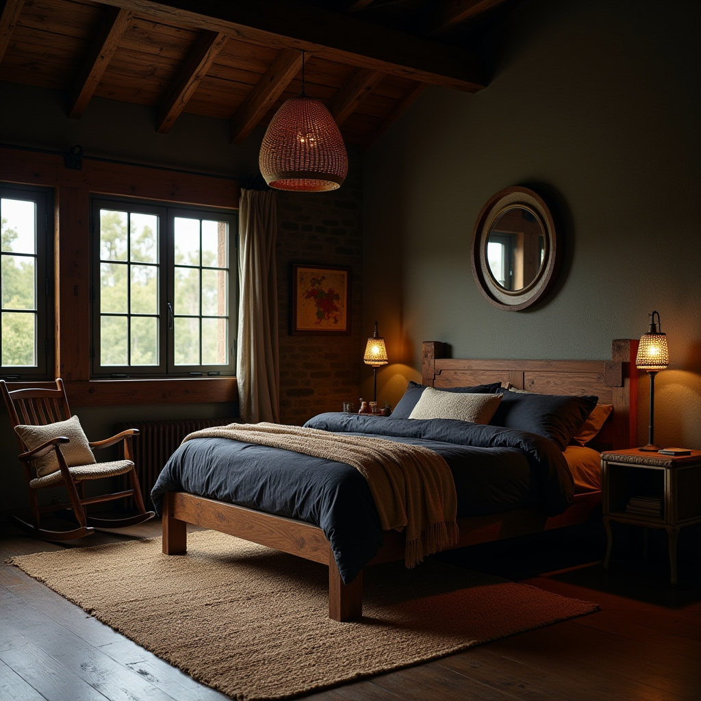 Dark Rustic Bedroom 23