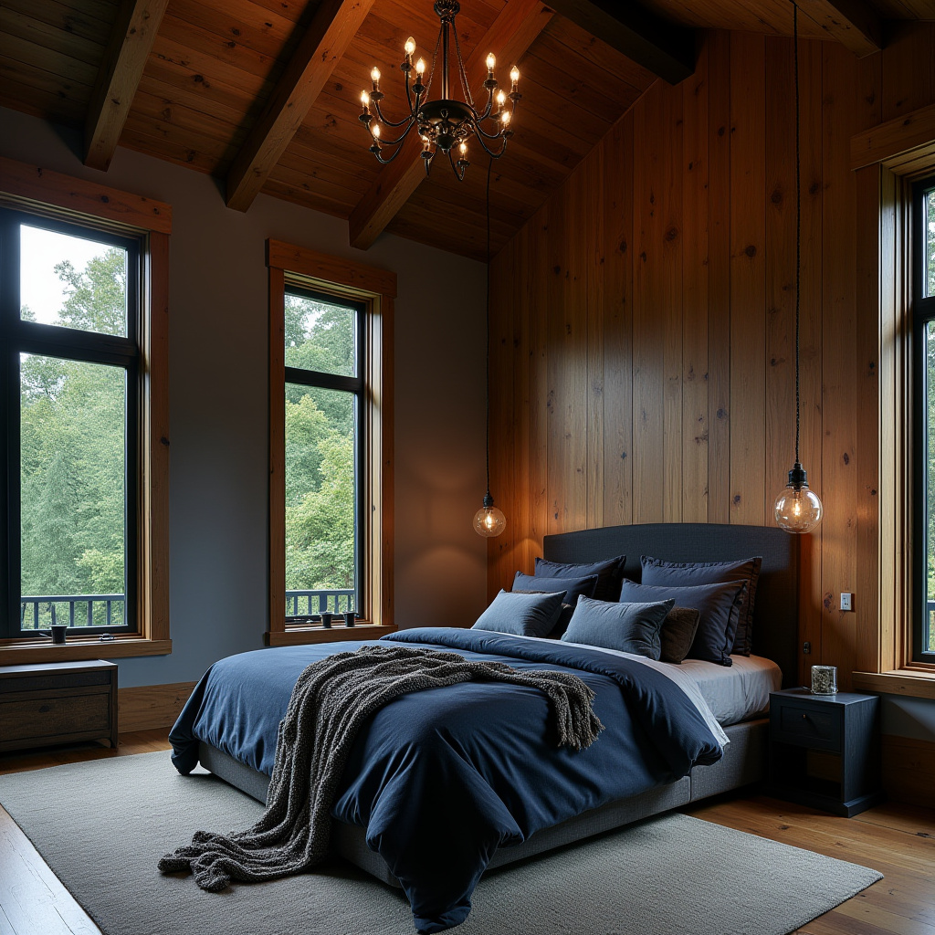 Dark Rustic Bedroom 7