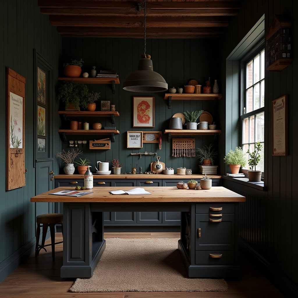 Dark Rustic Home Decor 29