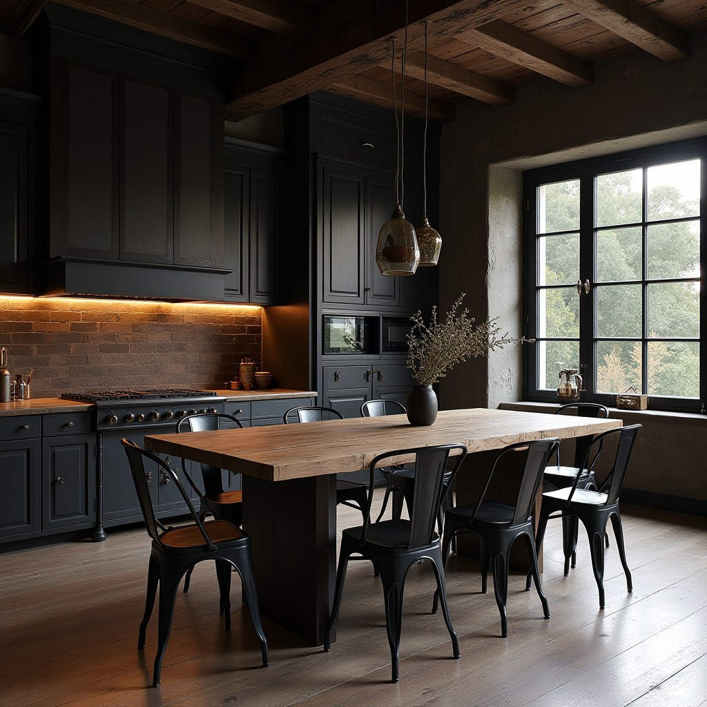 Dark Rustic Kitchen 10