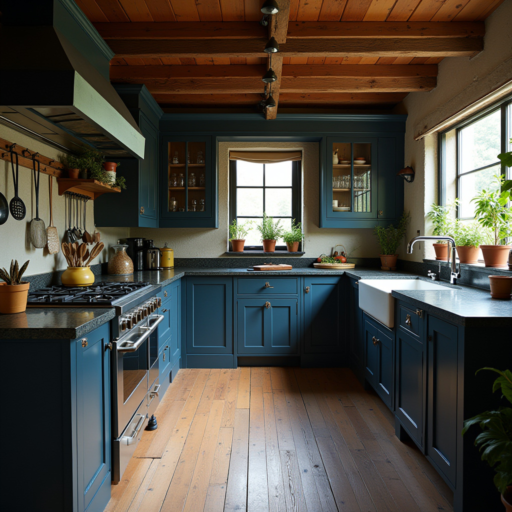 Dark Rustic Kitchen 11