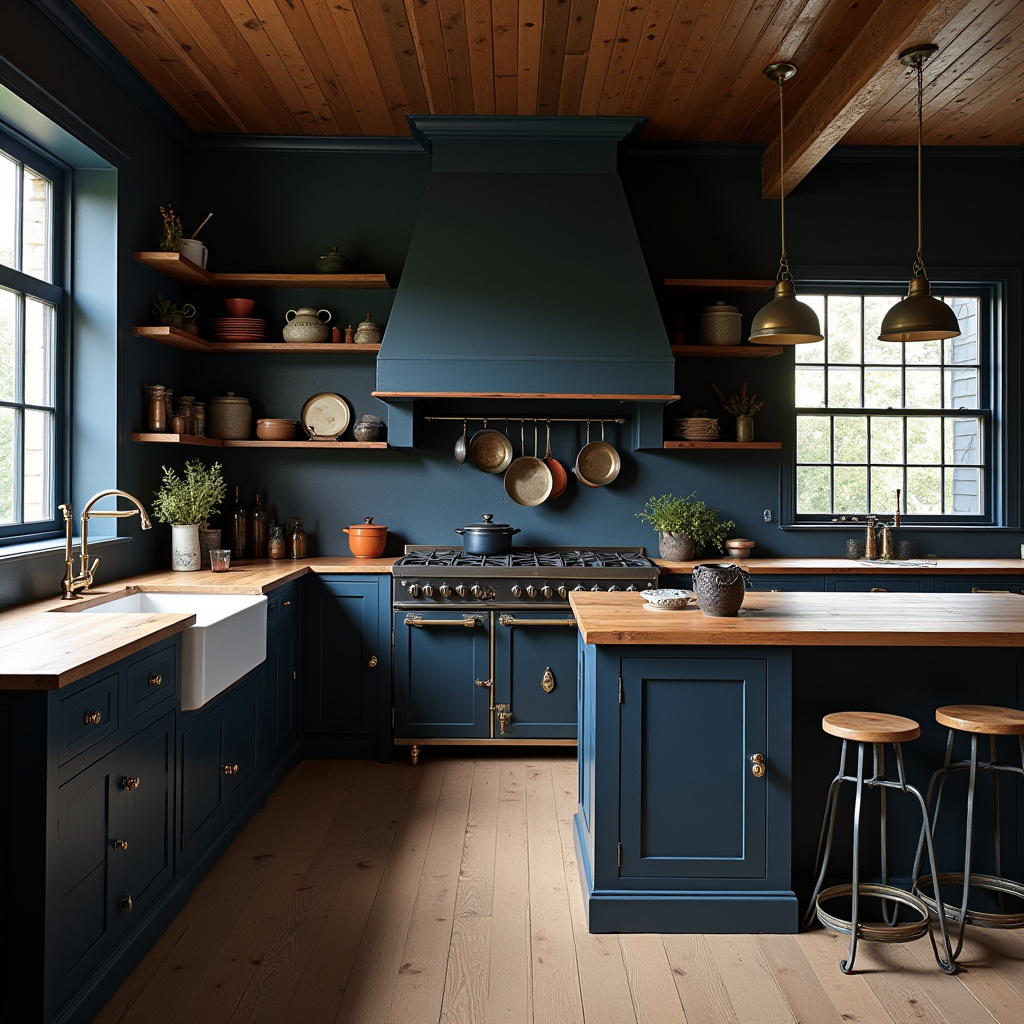 Dark Rustic Kitchen 15