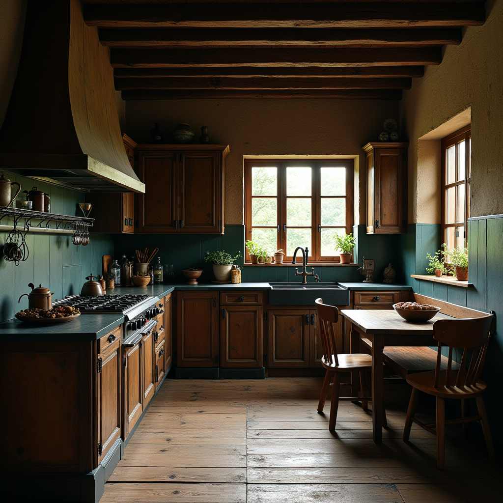 Dark Rustic Kitchen 16