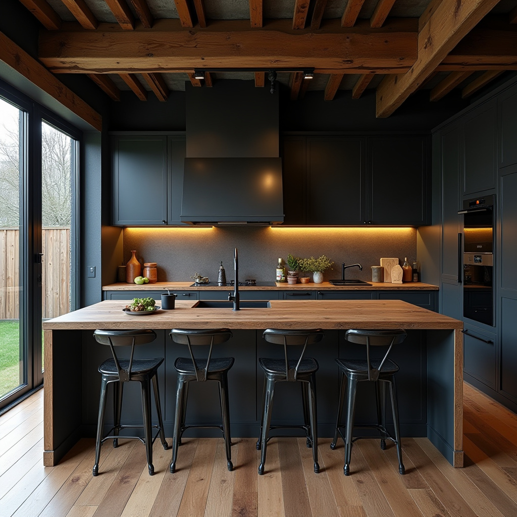 Dark Rustic Kitchen 17
