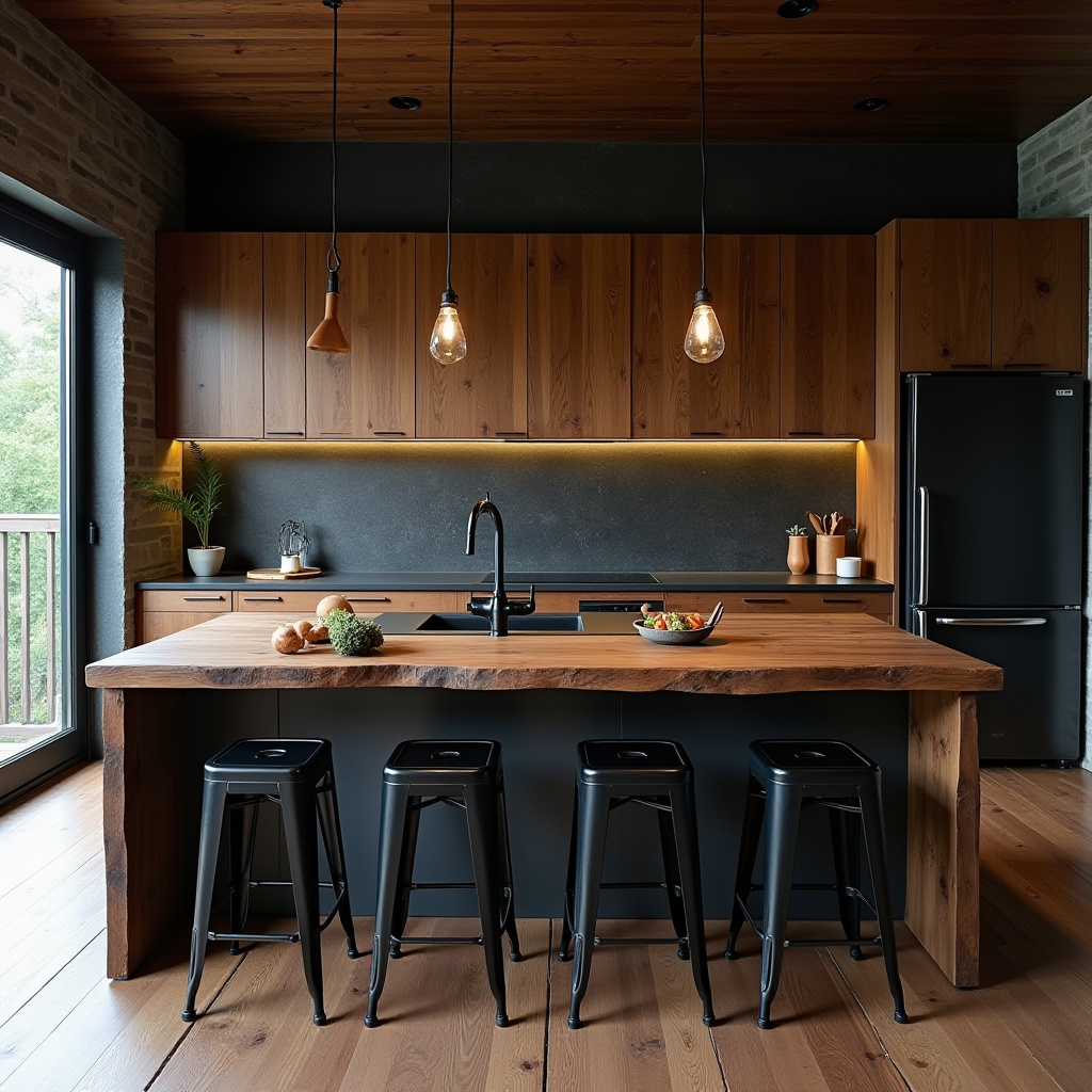 Dark Rustic Kitchen 18