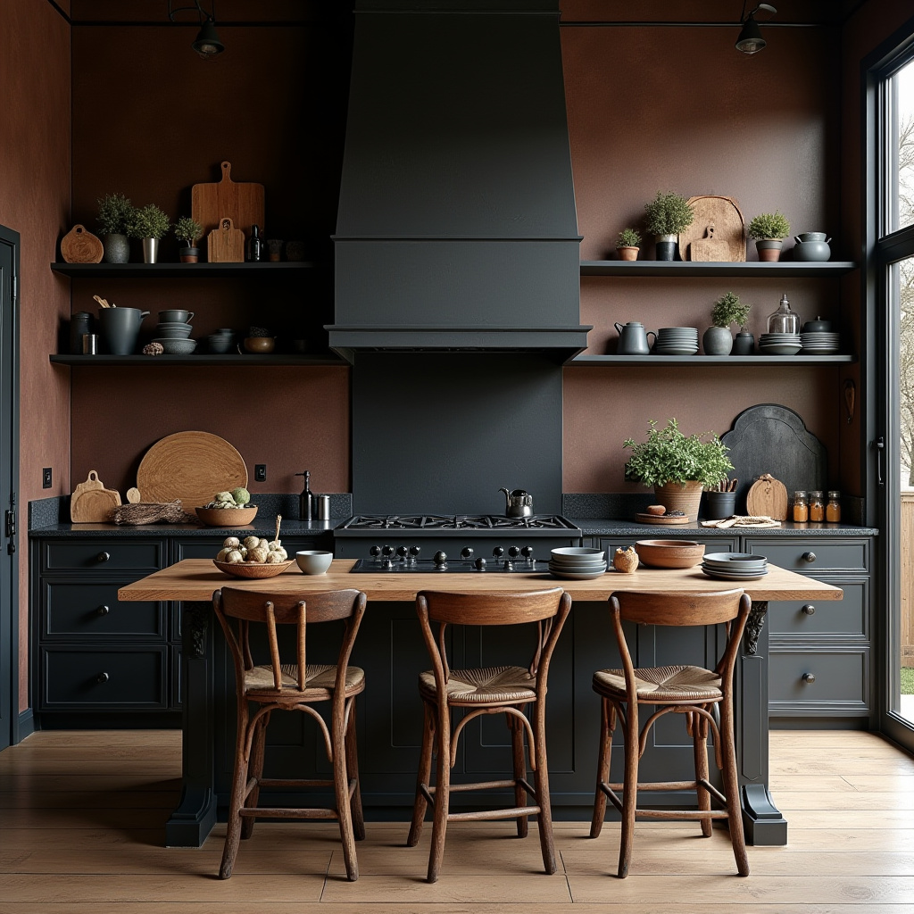 Dark Rustic Kitchen 20