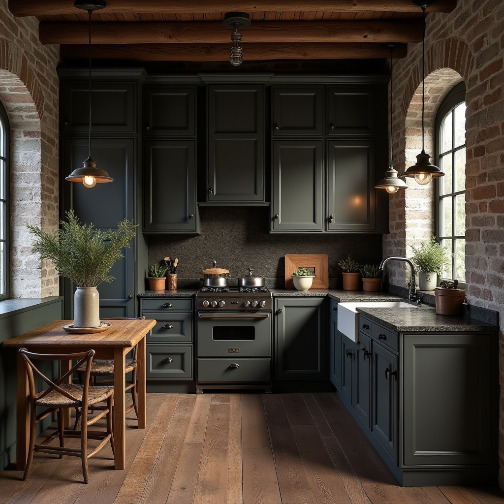 Dark Rustic Kitchen 27
