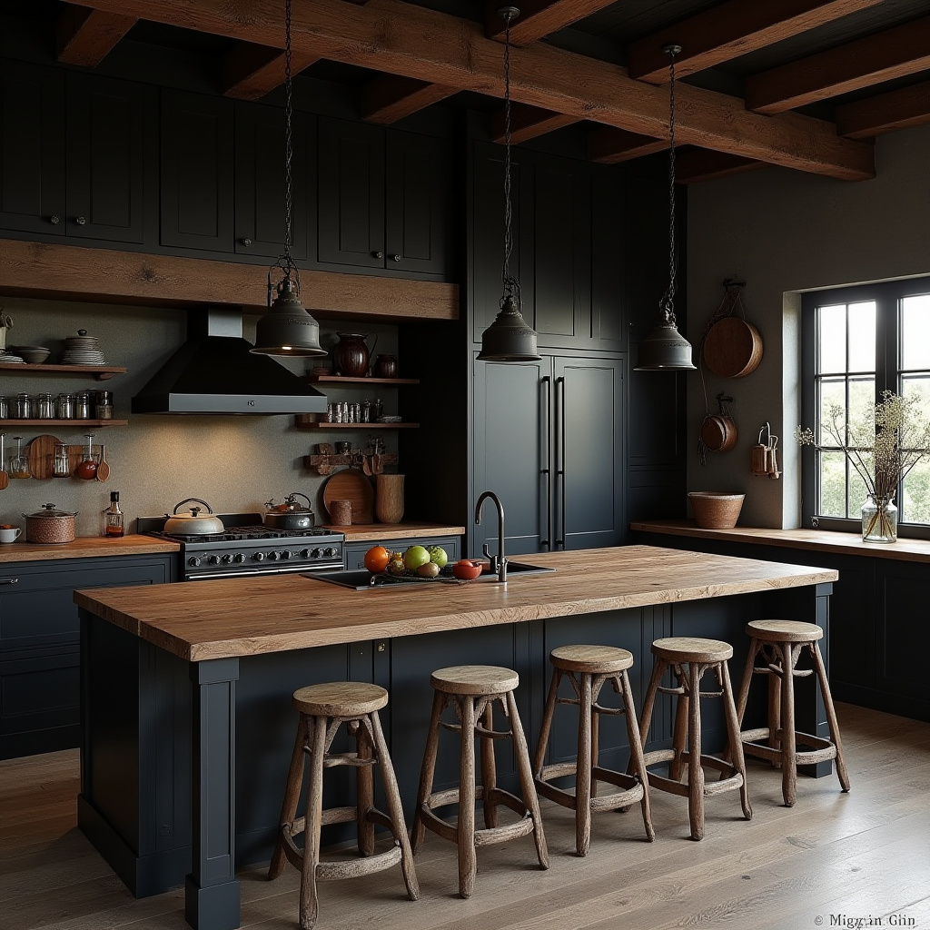 Dark Rustic Kitchen 28