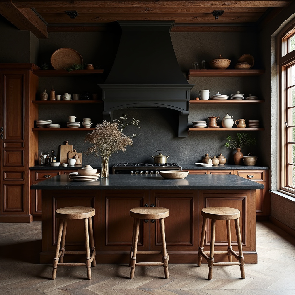 Dark Rustic Kitchen 29