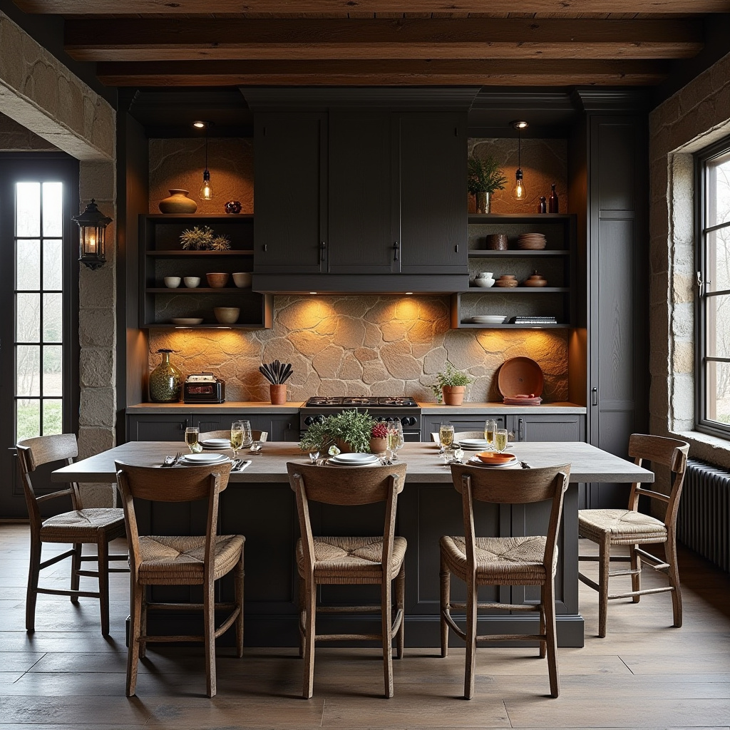 Dark Rustic Kitchen 5