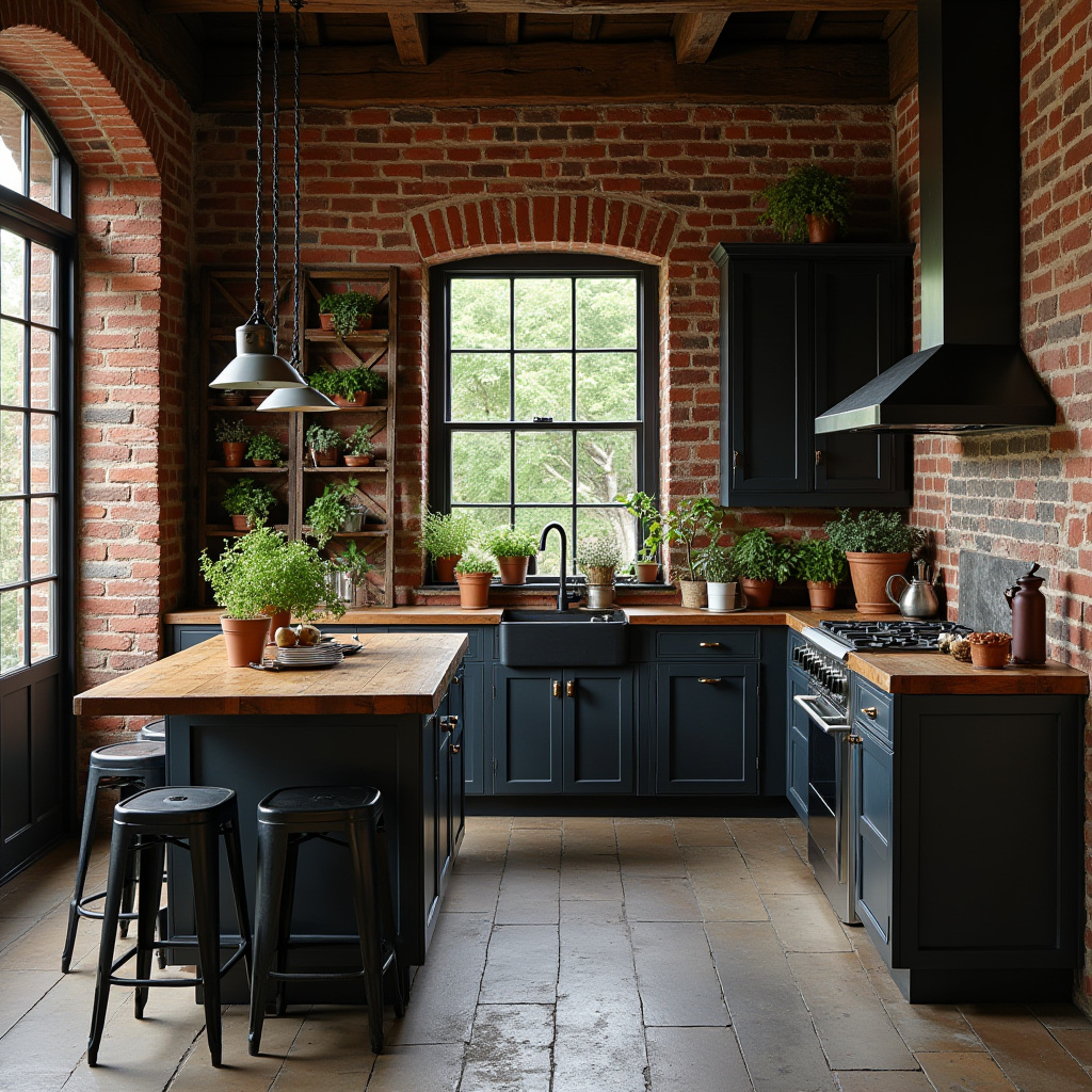 Dark Rustic Kitchen 7