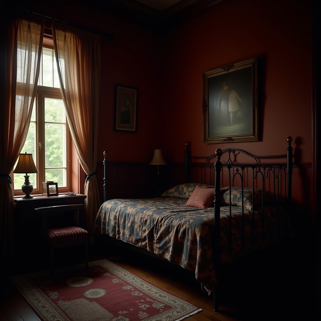 Dark Small Bedroom 11