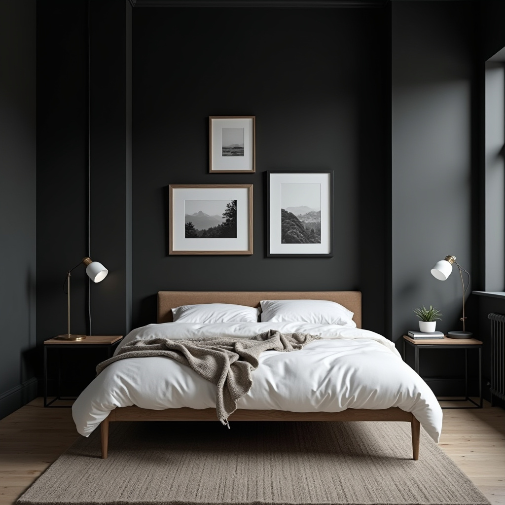Dark Small Bedroom 12