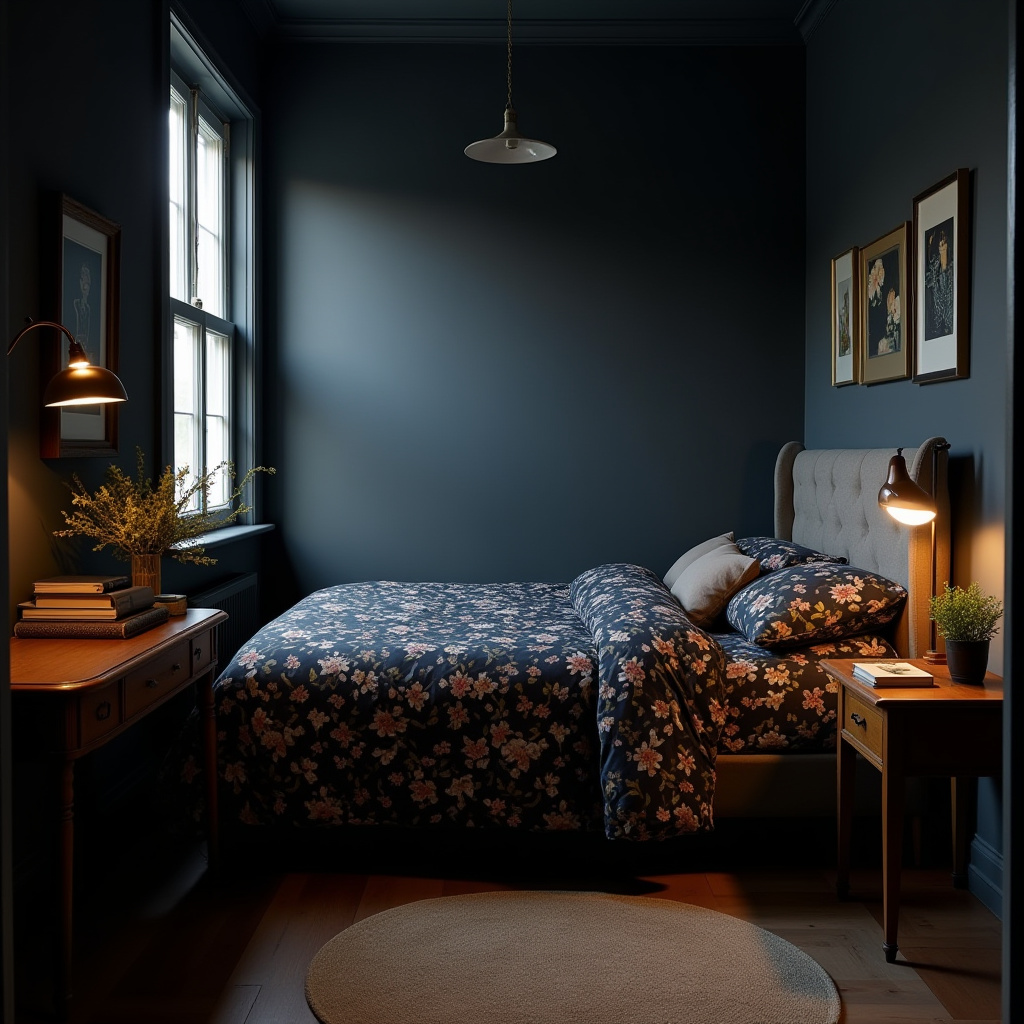 Dark Small Bedroom 20