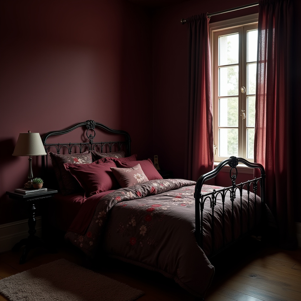 Dark Small Bedroom 25