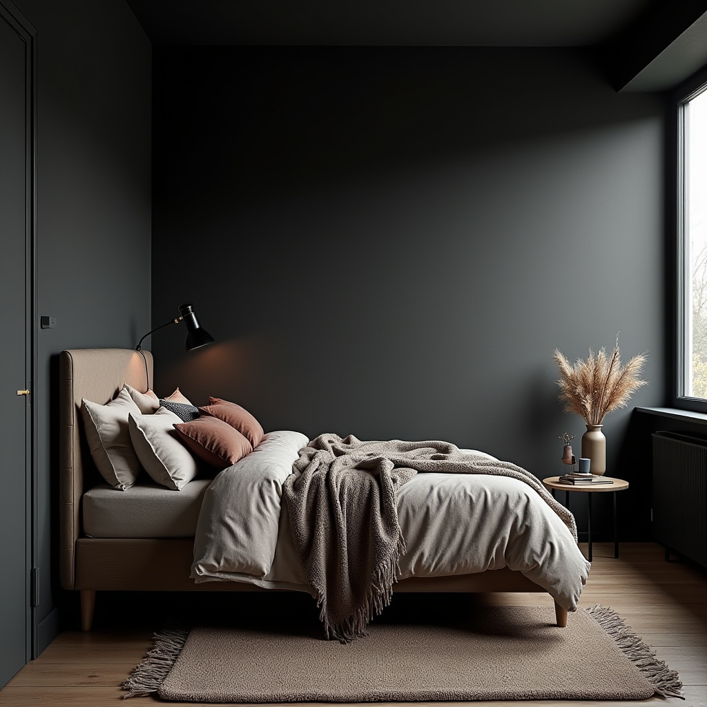 Dark Small Bedroom 28