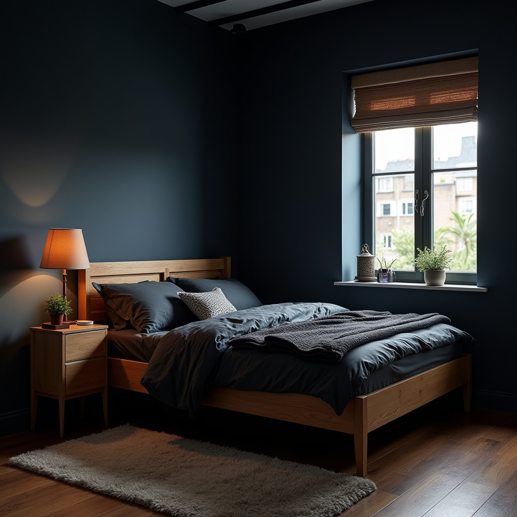 Dark Small Bedroom 29