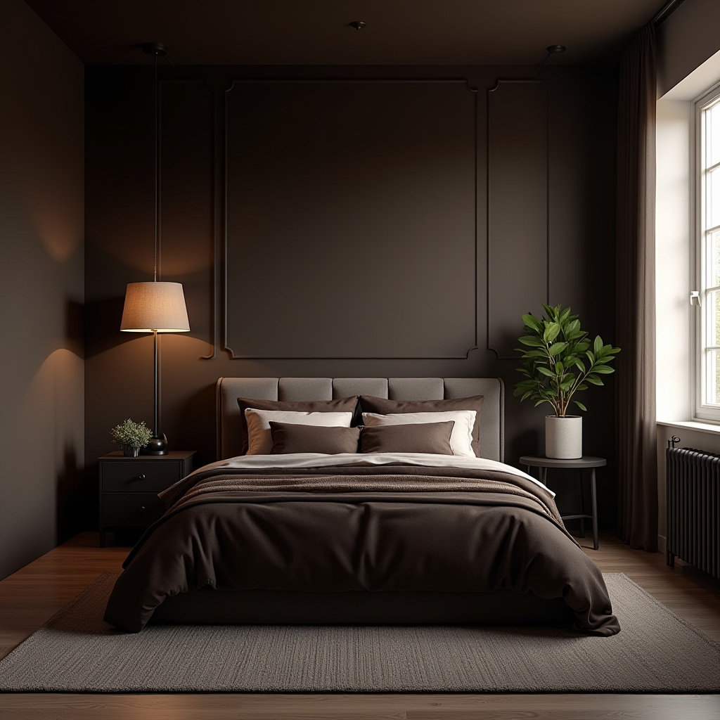 Dark Small Bedroom 8