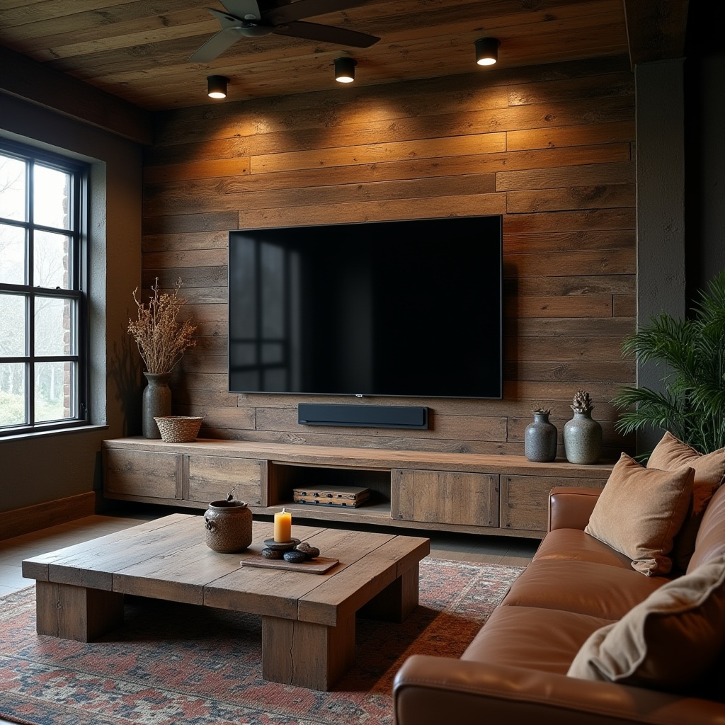 Dark Tv Wall Living Room 10