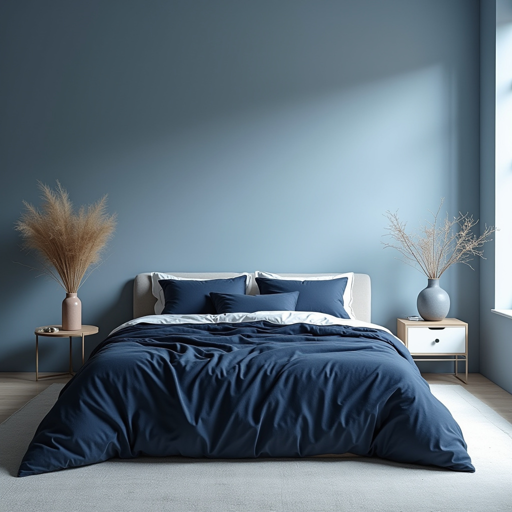 Deep Blue Bedroom 15