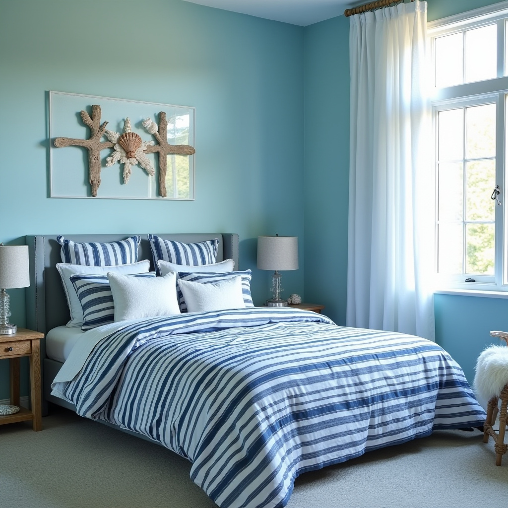 Deep Blue Bedroom 17