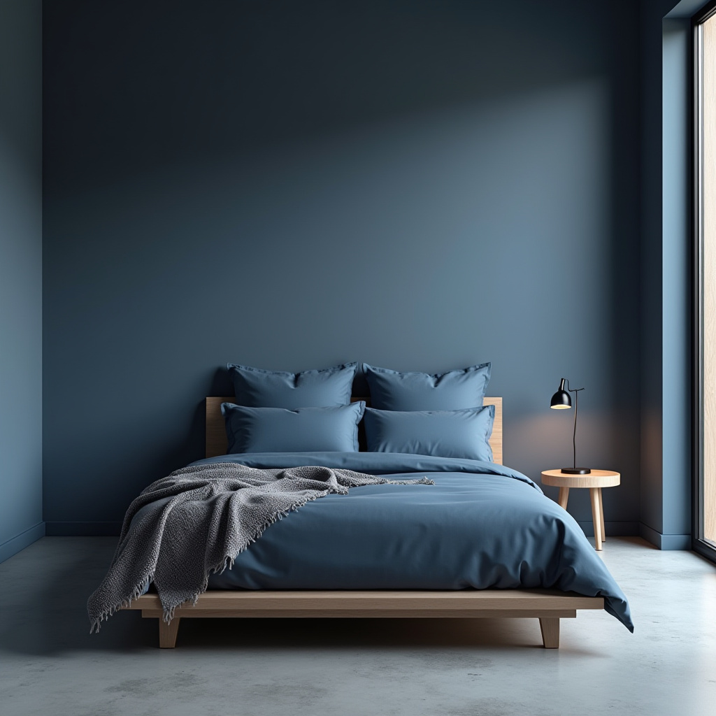 Deep Blue Bedroom 22