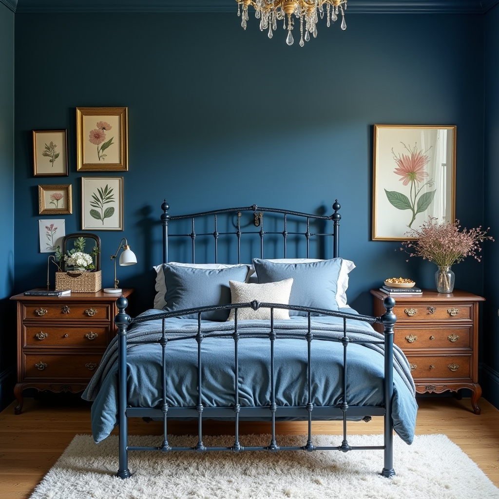 Deep Blue Bedroom 5