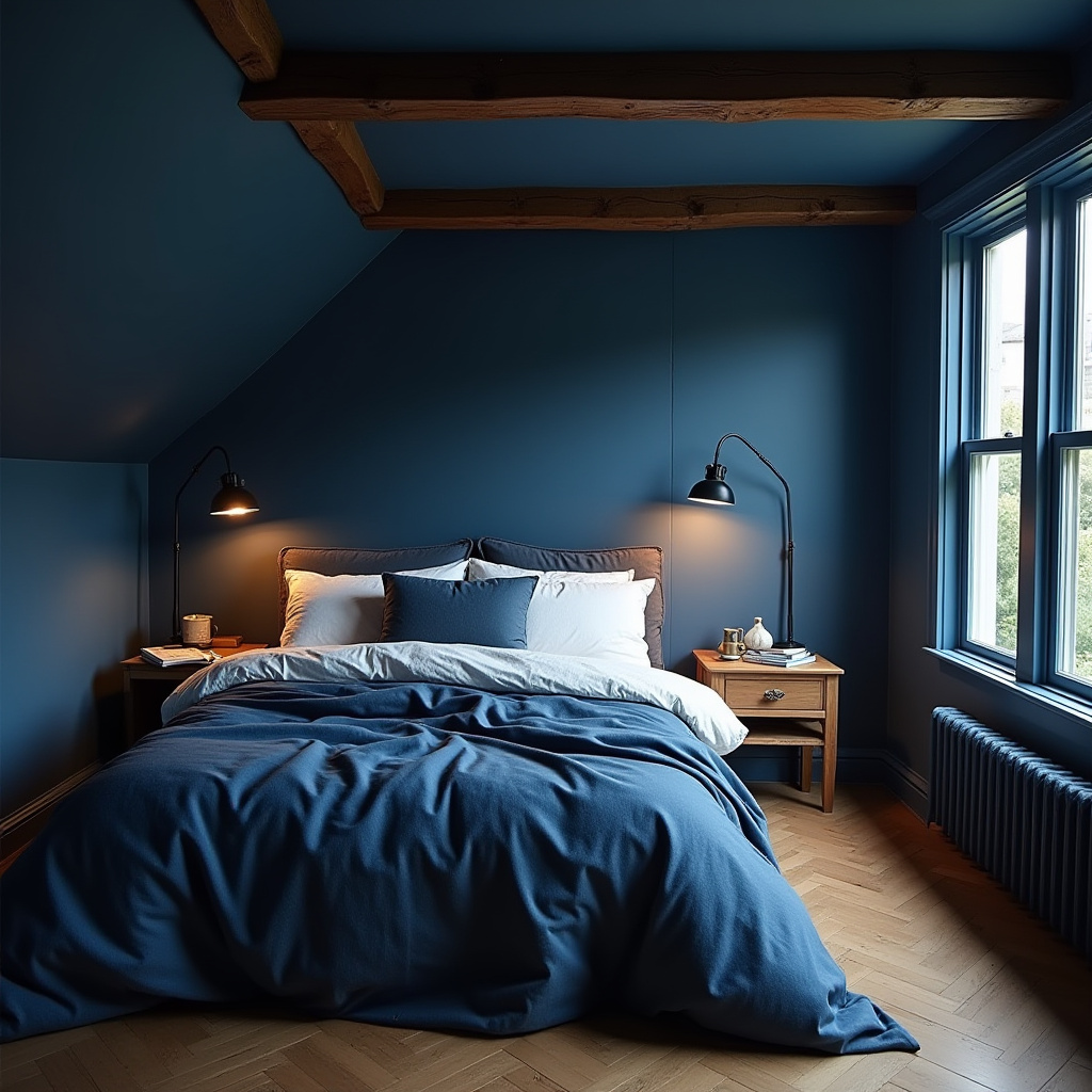 Deep Blue Bedroom 7