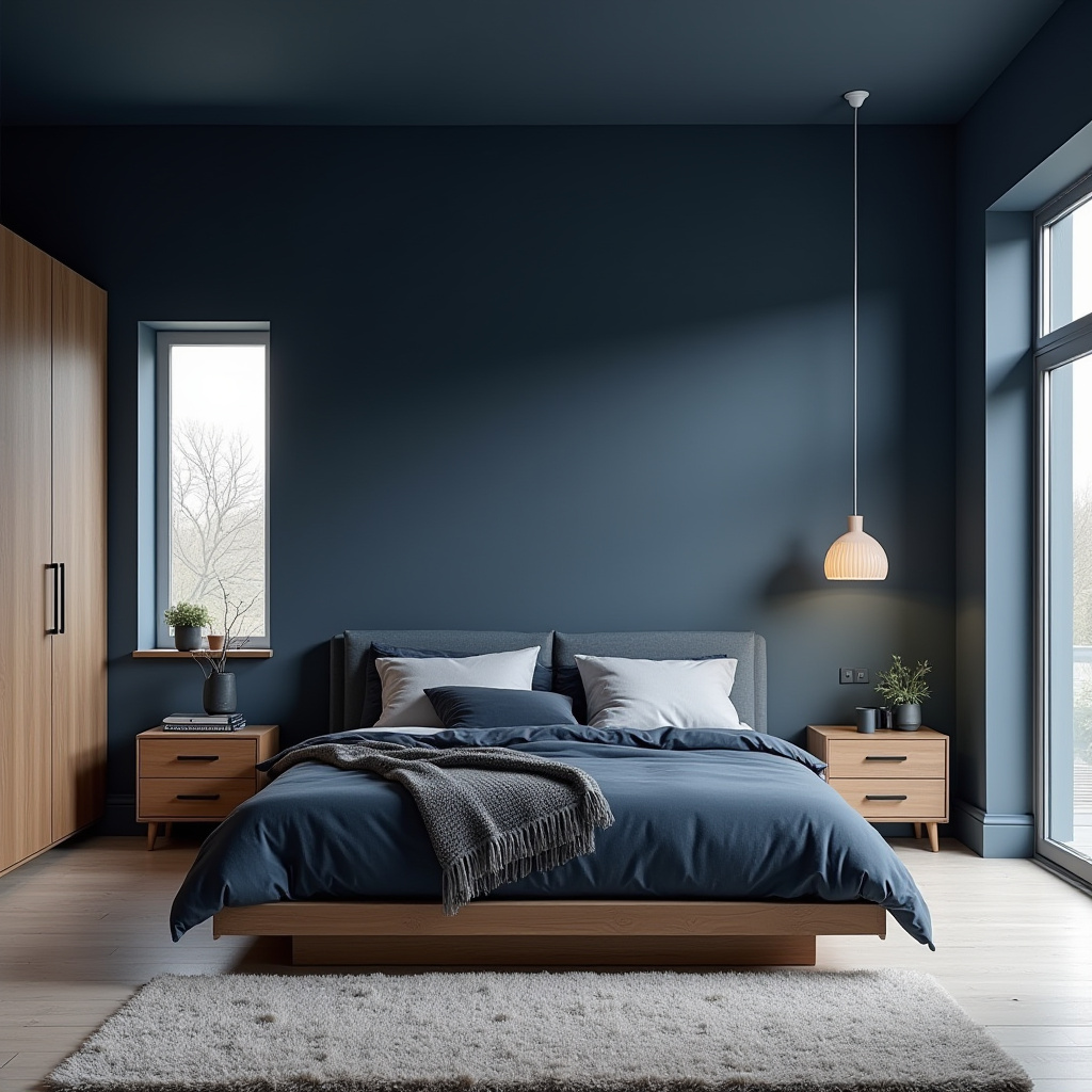 Deep Blue Bedroom 8