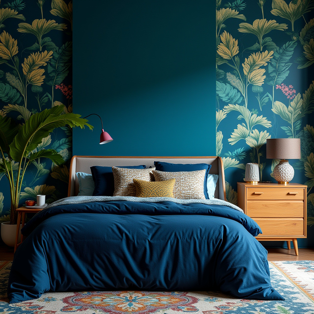 Deep Blue Bedroom 9
