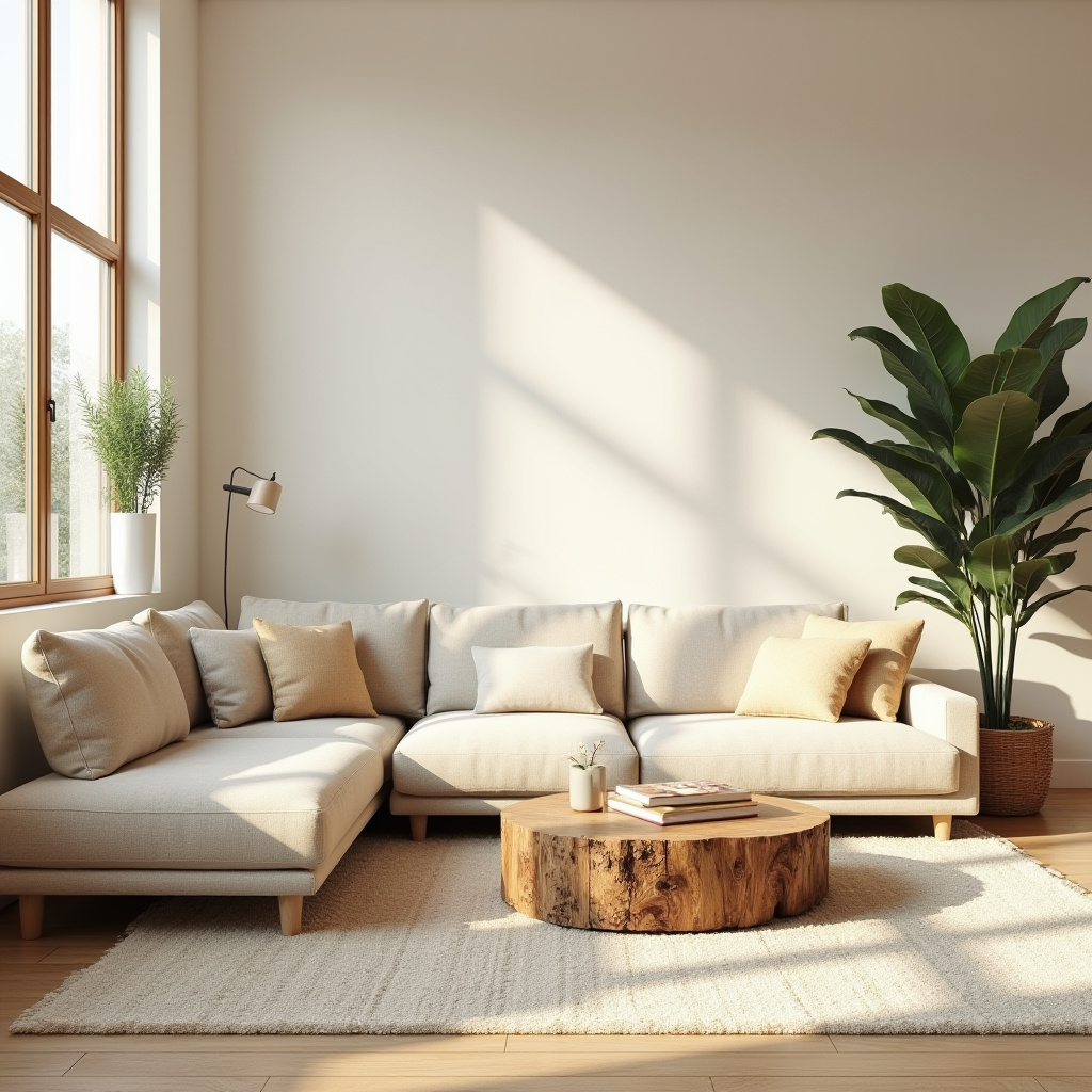 Earthy Modern Living Room 11