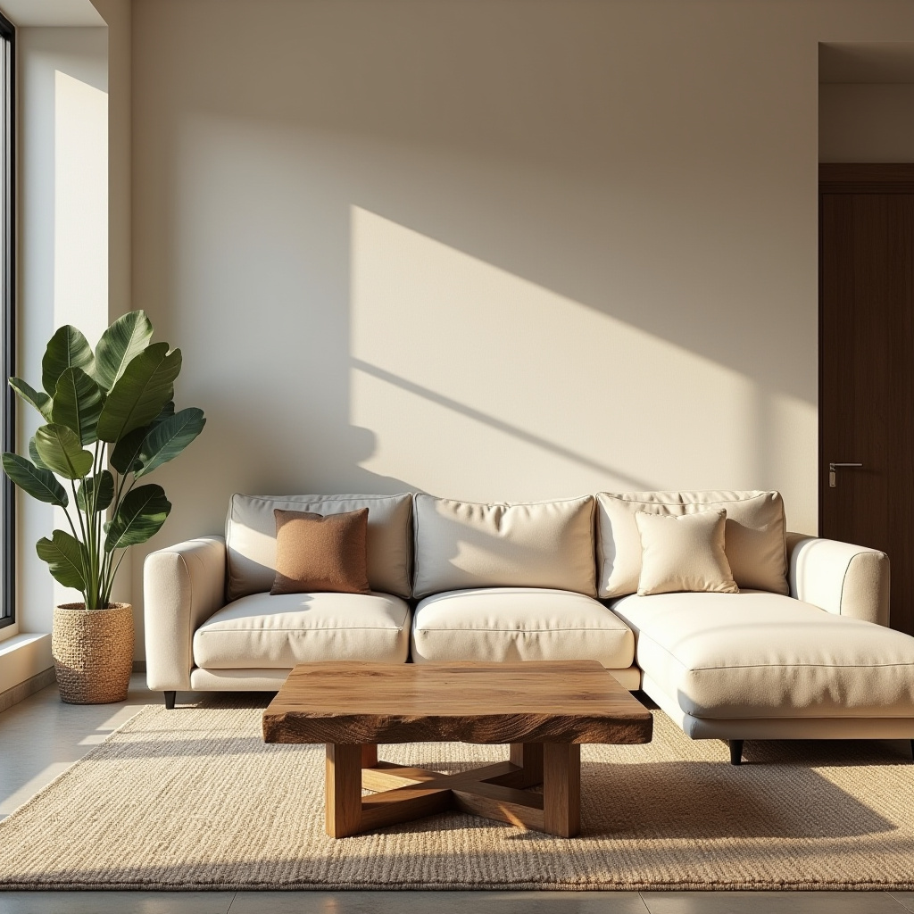 Earthy Modern Living Room 20