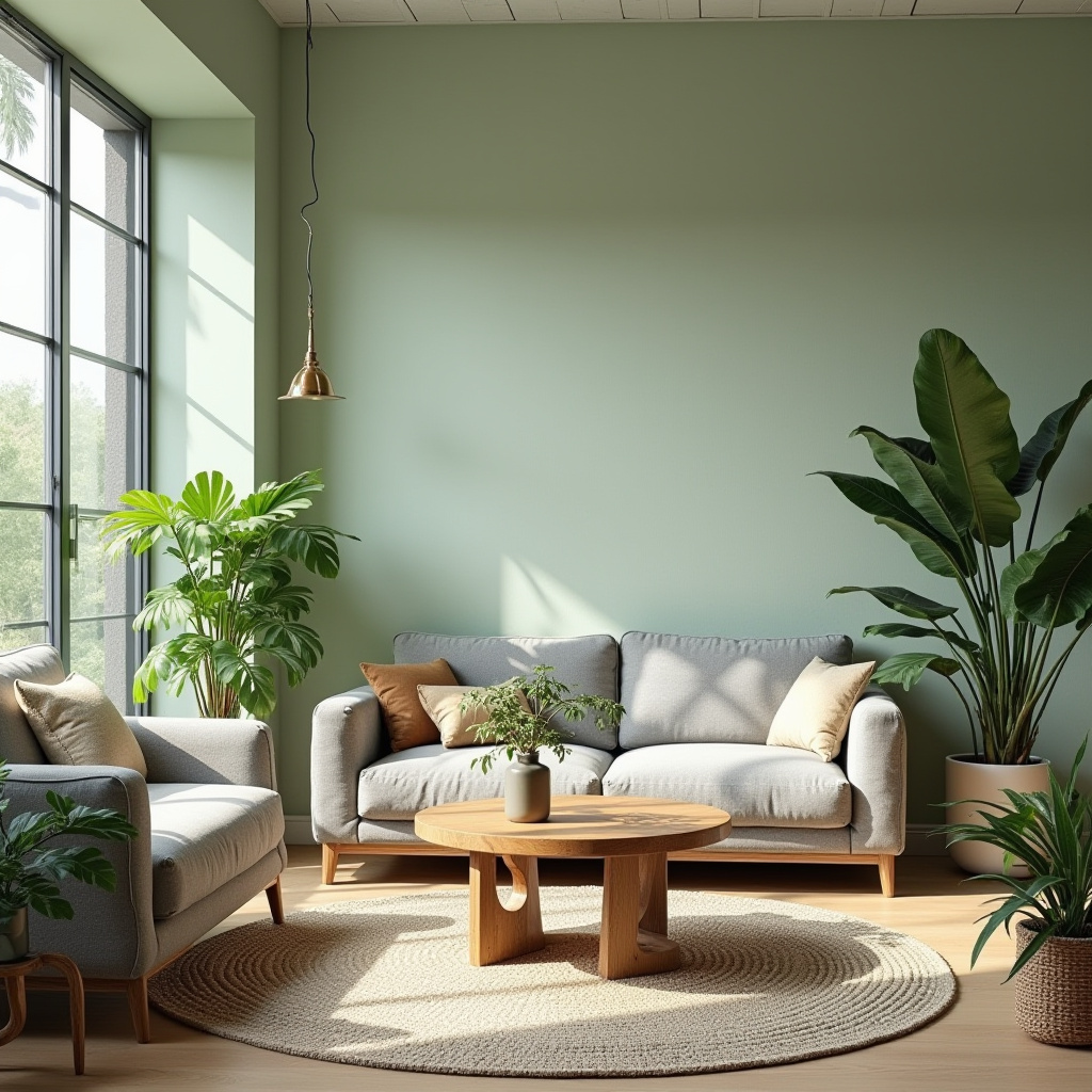Earthy Modern Living Room 21