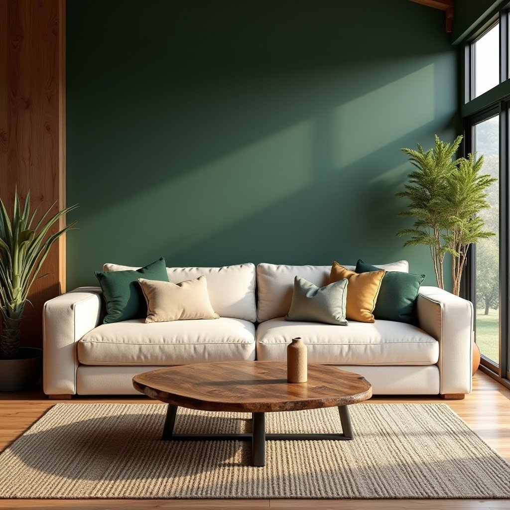 Earthy Modern Living Room 25