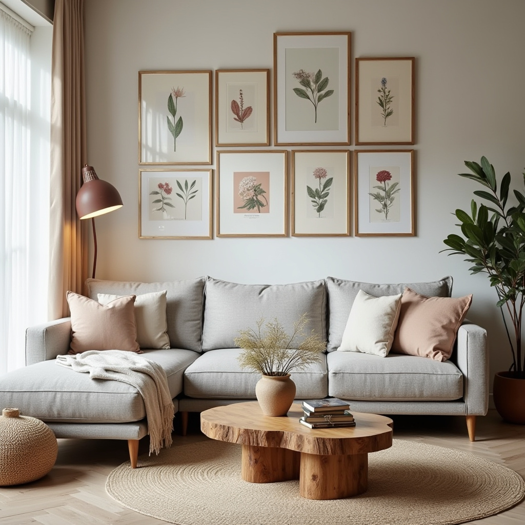 Earthy Modern Living Room 4