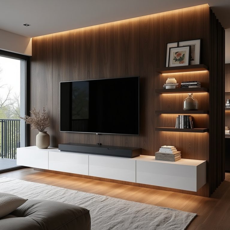 Elegant Tv Wall Design 1