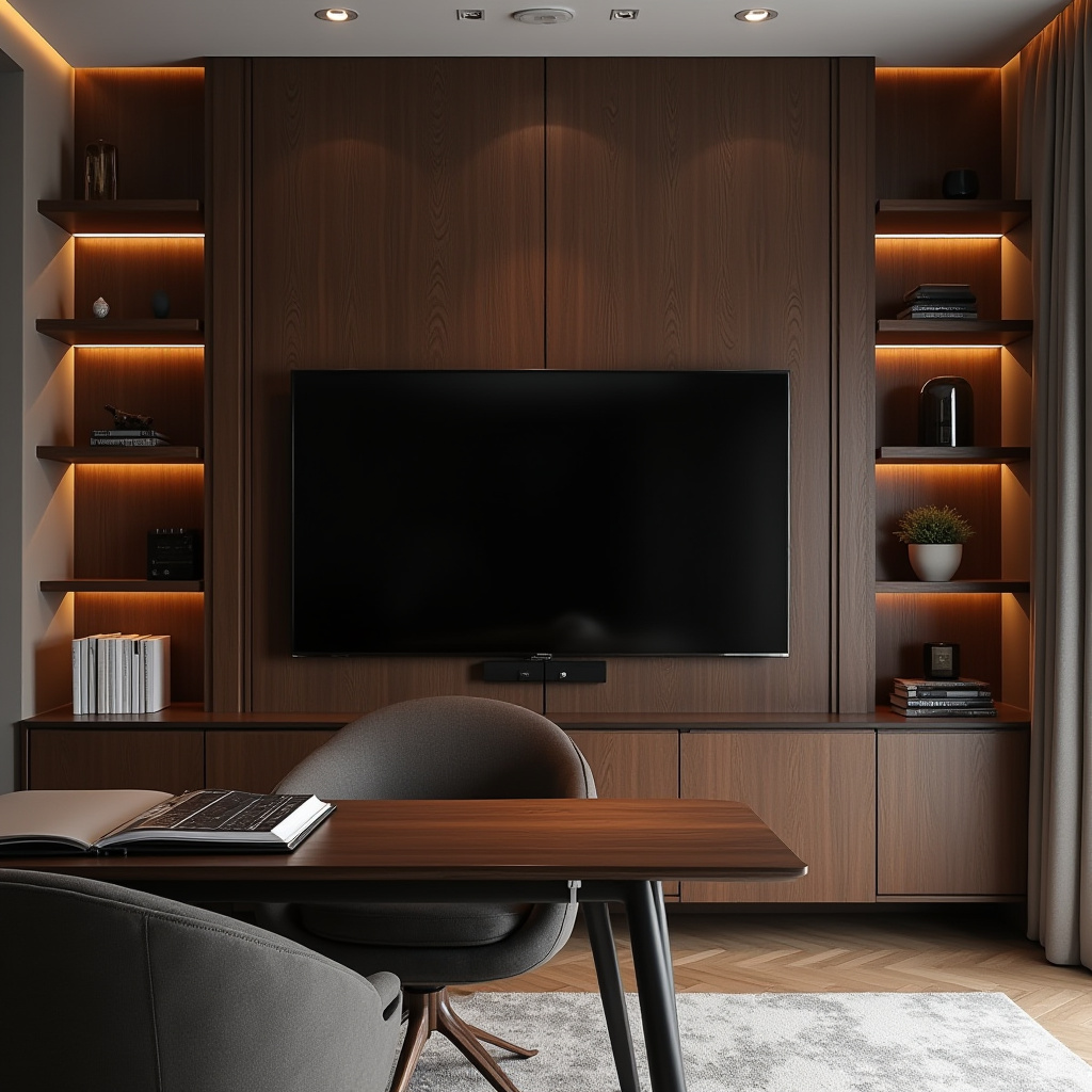 Elegant Tv Wall Design 12