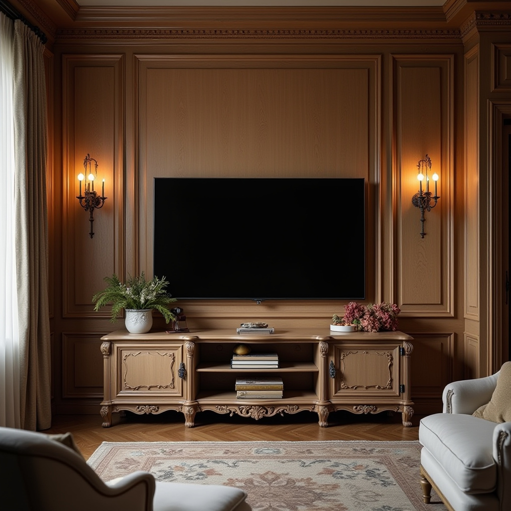 Elegant Tv Wall Design 19