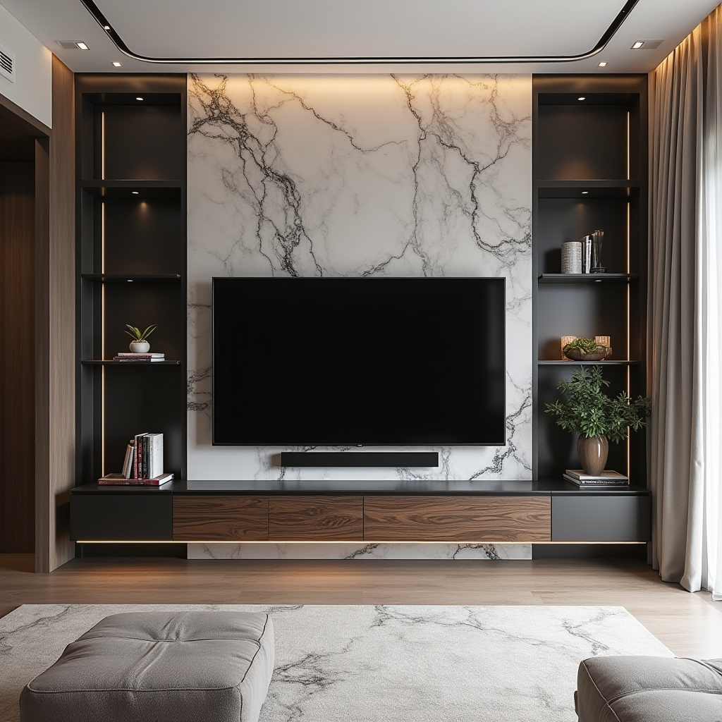 Elegant Tv Wall Design 3