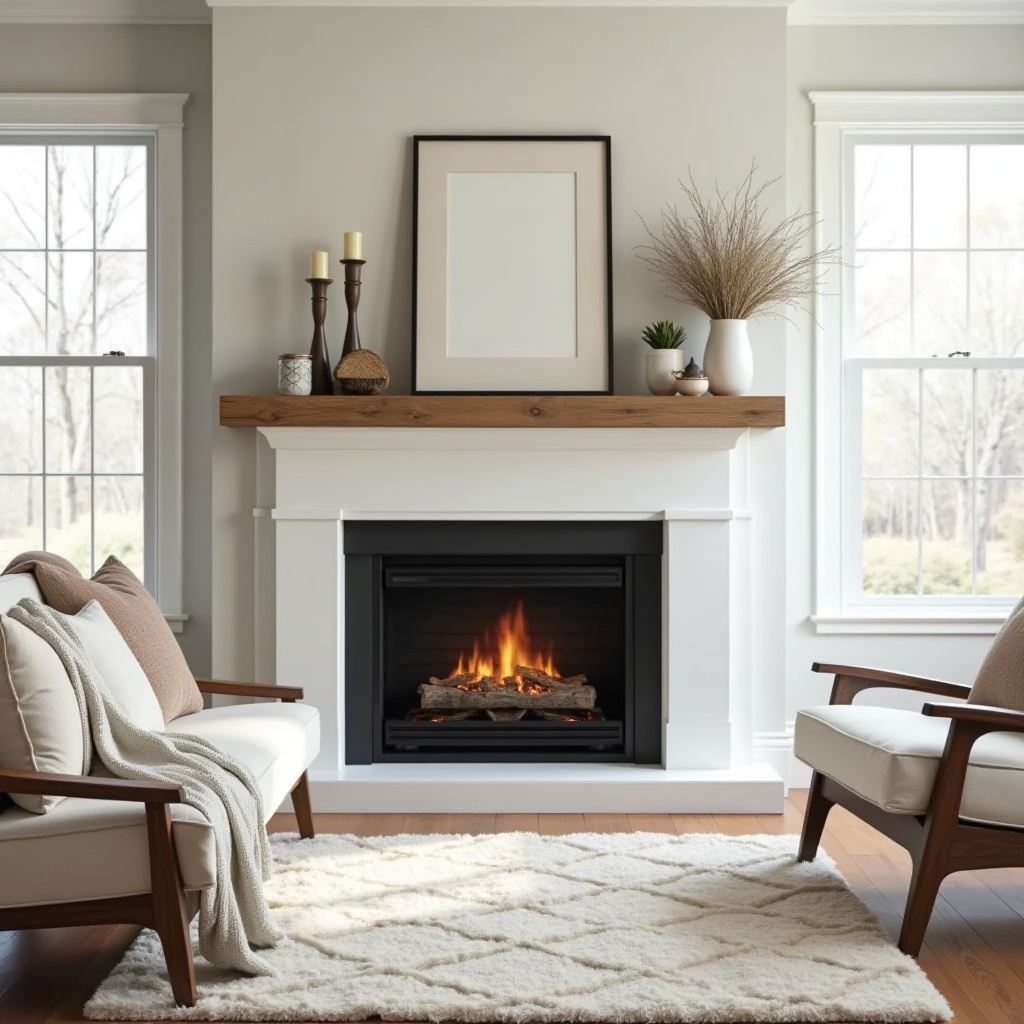 Farmhouse Fireplace Decor 12