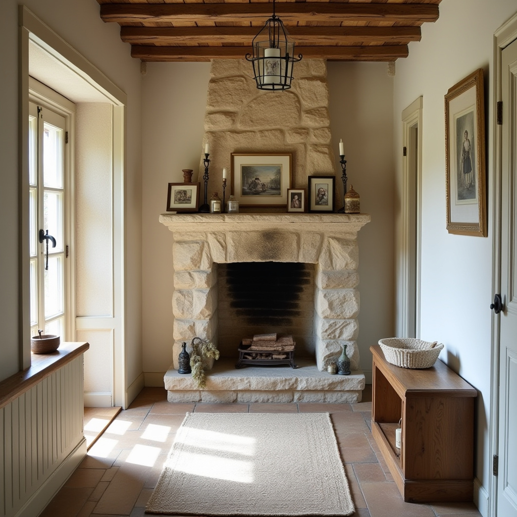 Farmhouse Fireplace Decor 18