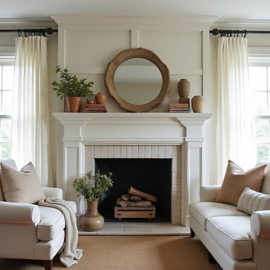 Farmhouse Fireplace Decor 7