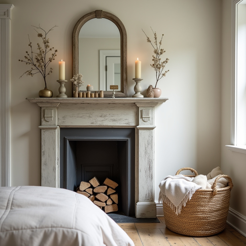 Farmhouse Fireplace Decor 8