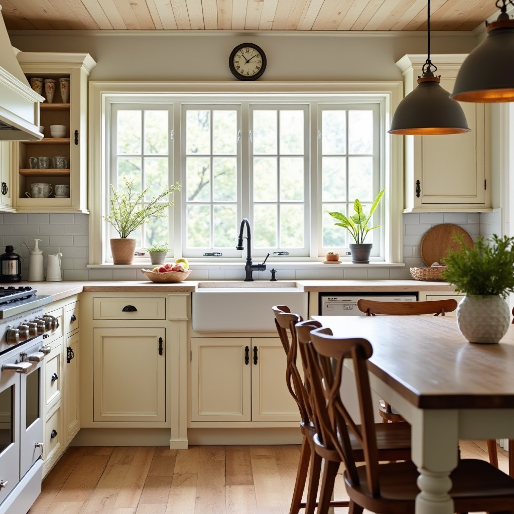 Farmhouse Kitchen Cabinets 12