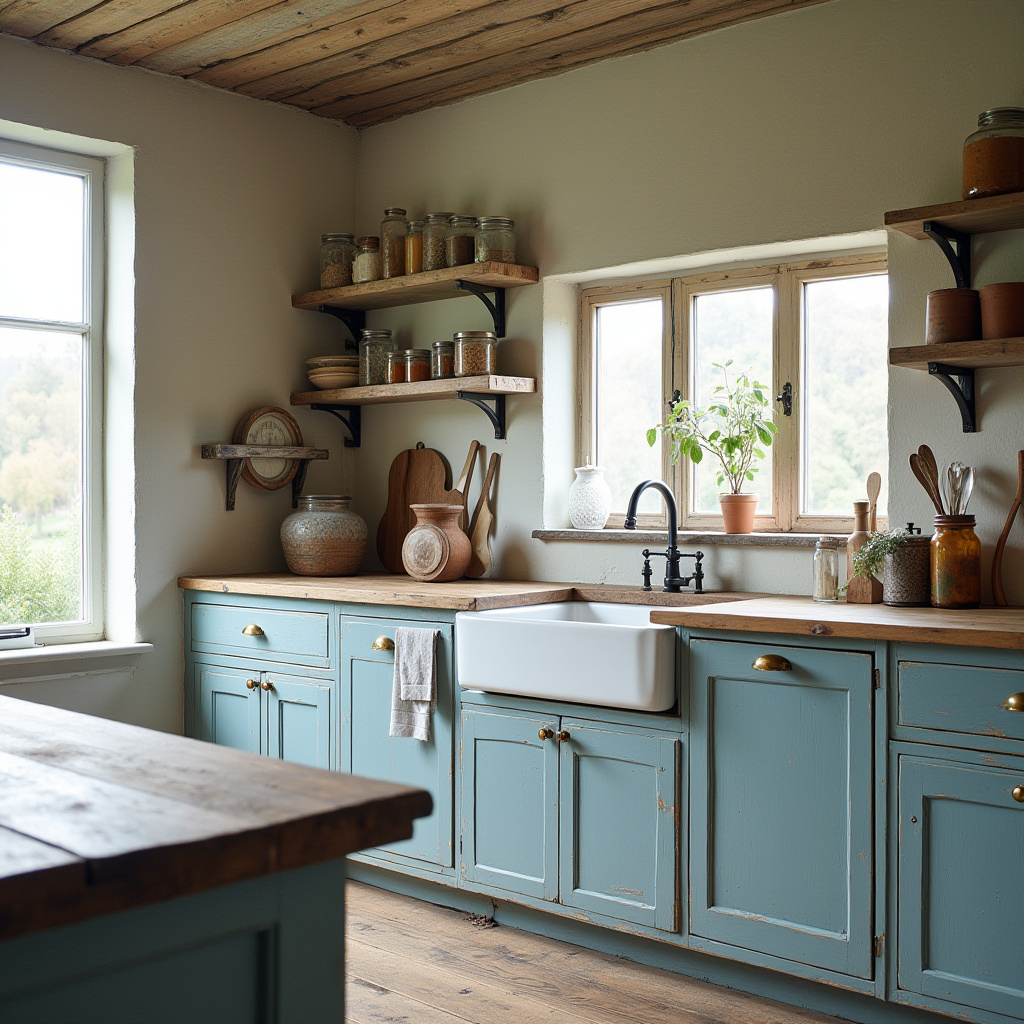 Farmhouse Kitchen Cabinets 14