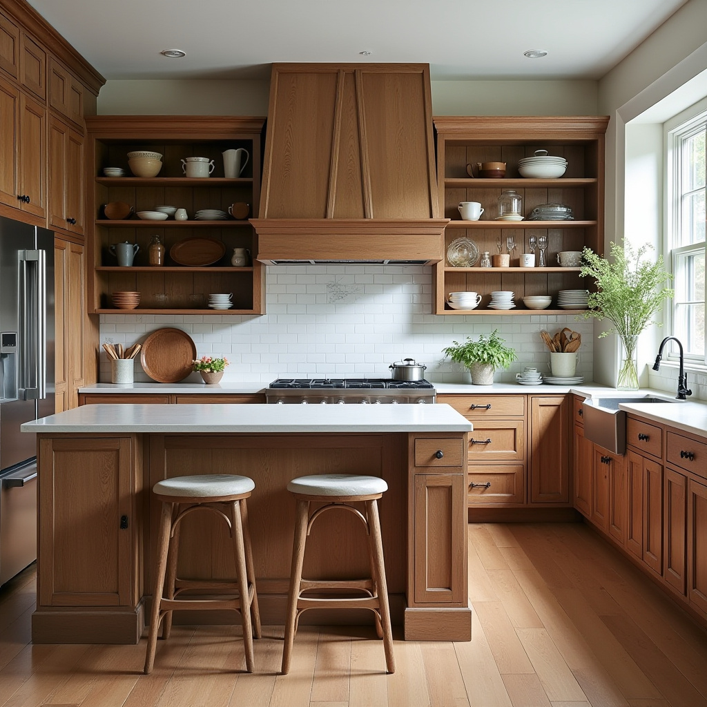 Farmhouse Kitchen Cabinets 16