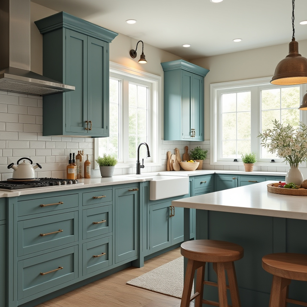 Farmhouse Kitchen Cabinets 30